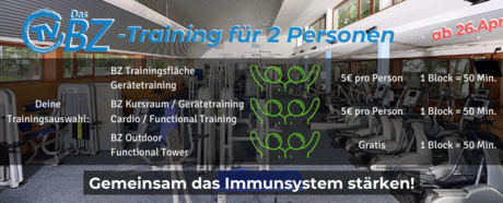 BZ öffnet am Montag den 26. April